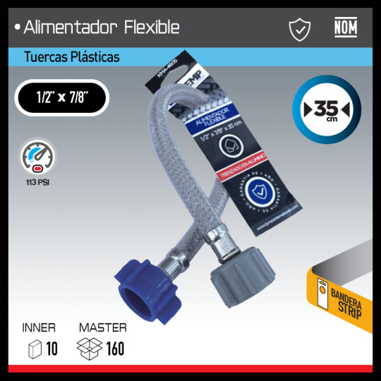 ALIMENTADOR FLEXIBLE 35cm