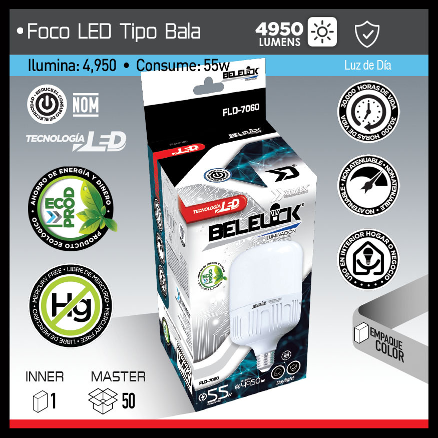 FOCO TECNOLOGÍA LED 