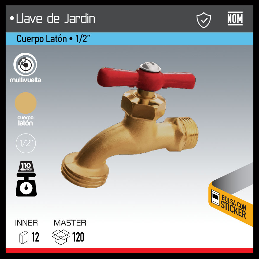 LLAVE DE JARDÍN 