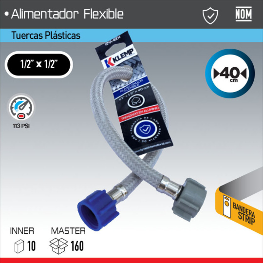 ALIMENTADOR FLEXIBLE 40cm