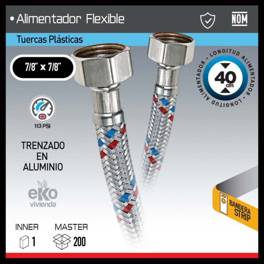 ALIMENTADOR FLEXIBLE 40cm