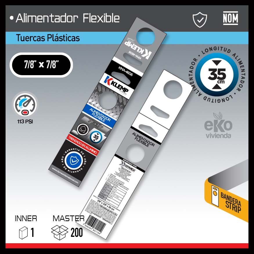 ALIMENTADOR FLEXIBLE 35cm