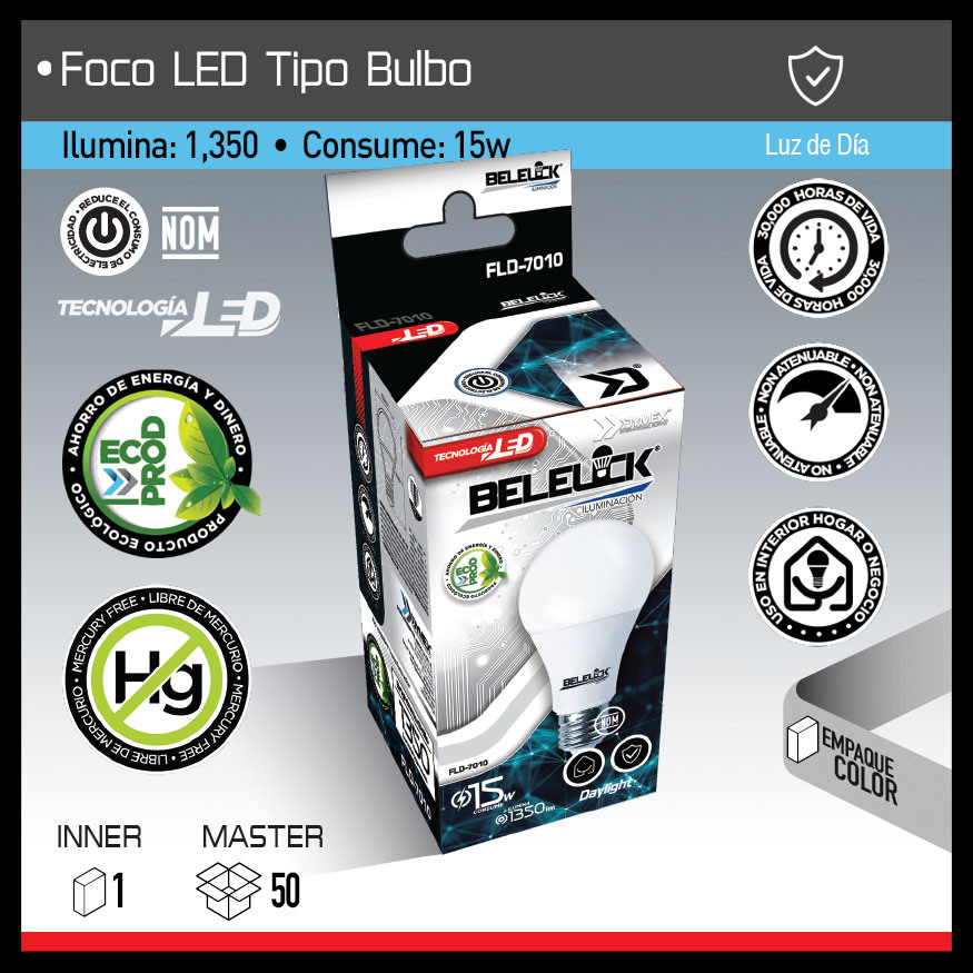 FOCO TECNOLOGÍA LED 