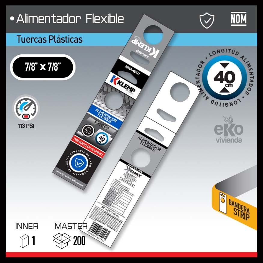 ALIMENTADOR FLEXIBLE 40cm