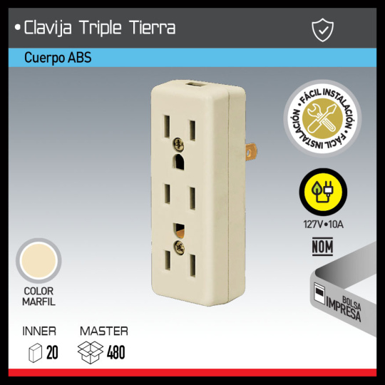 CLAVIJA TRIPLE  TIERRA